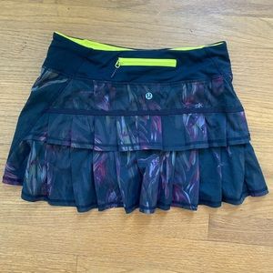 LULULEMON RARE PATTERN TENNIS SKIRT